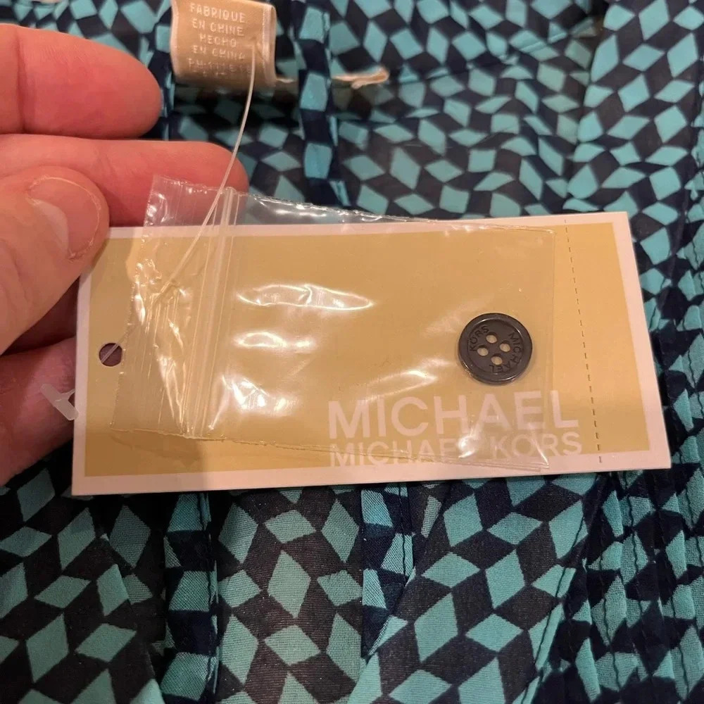 MICHAEL Michael Kors Sheer Long Sleeve Blouse - Picture 8 of 10